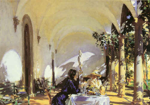 Breakfast in the Loggia